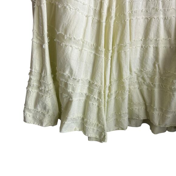 Ruby Rd Maxi Skirt Women 24W Yellow Gradient Tier‎ Boho Chic Cowgirl Western Y2K - Picture 8 of 12